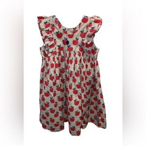 Eleanor Rose Girls Apple Dress